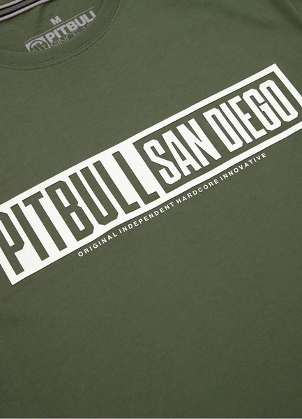 PIT BULL &quot;Eighty Nine Dog&quot; T-shirt - olive