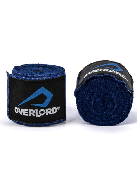 Boxing bandage wraps 3.5 m Overlord - blue