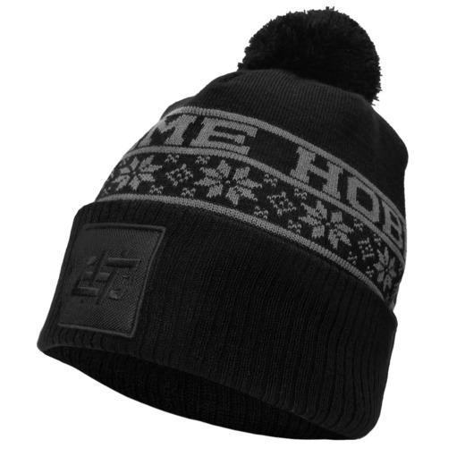 Extreme Hobby &quot;EH LOGO&quot; Winter Hat with Pompom - Black