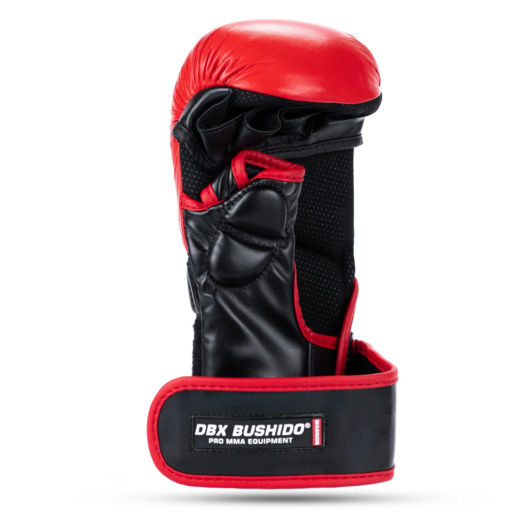 Rękawice Bushido MMA PREMIUM - "Warrior R" - czerwony 