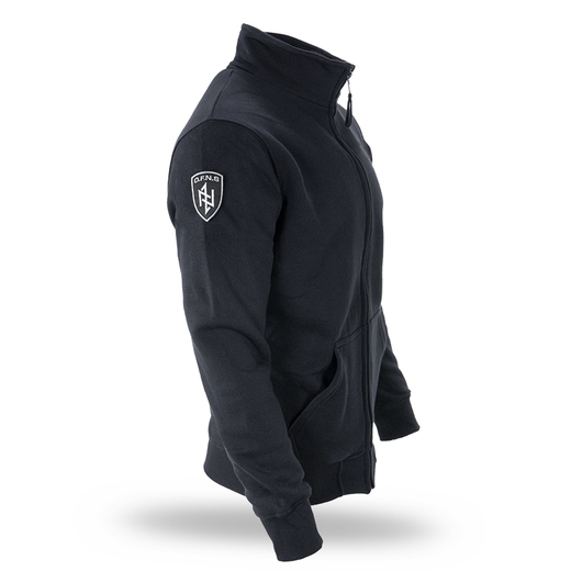 Bluza rozpinana Dobermans Aggressive "O.F.N.S. SHIELD BCZ259" - czarna