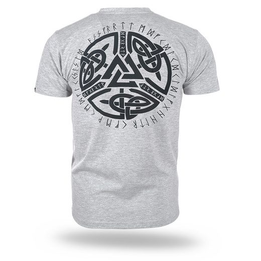 T-shirt Dobermans Aggressive &quot;North Valknut TS324E&quot; - gray