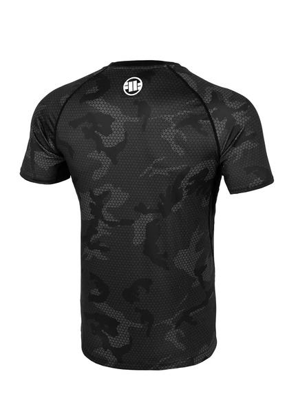 Rashguard PIT BULL "NET CAMO HILLTOP II" - czarny