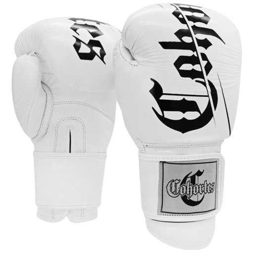 Leather boxing gloves Cohortes &quot;Extenso&quot; - white