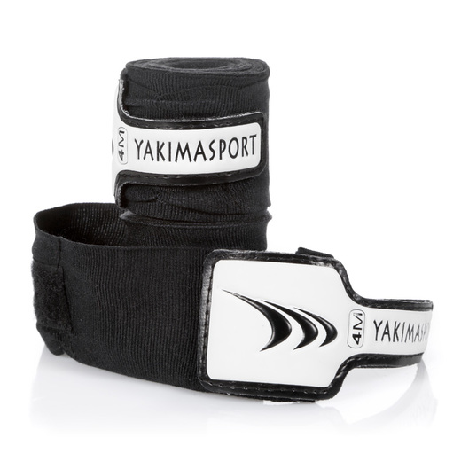 Boxing bandage YAKIMASPORT 4m wraps - black