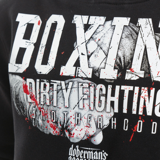 Dobermans Aggressive &quot;CLASSIC DIRTY FIGHTING&quot; BC270 sweatshirt - black