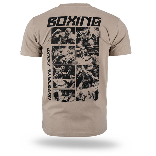 T-shirt Dobermans Aggressive &quot;COMICS BOXING&quot; TS359H - beige