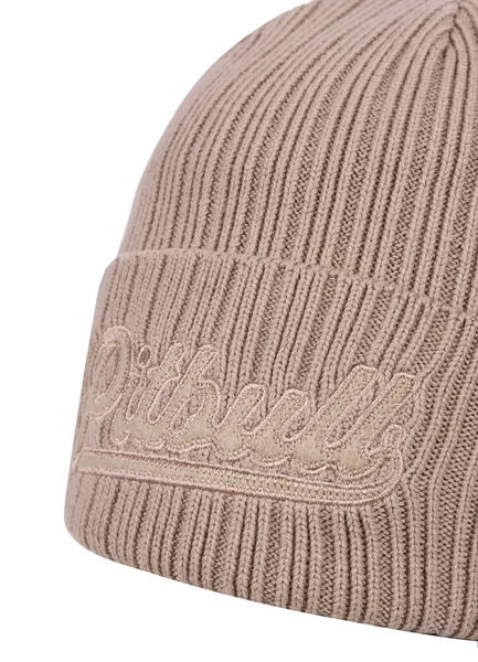 PIT BULL SILVAS ANGEL winter hat - sand