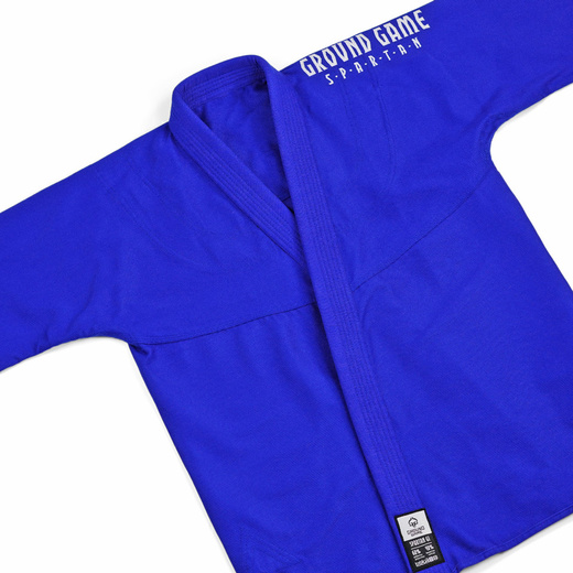 Kimono dla dzieci BJJ Ground Game GI "SPARTAN" - niebieskie