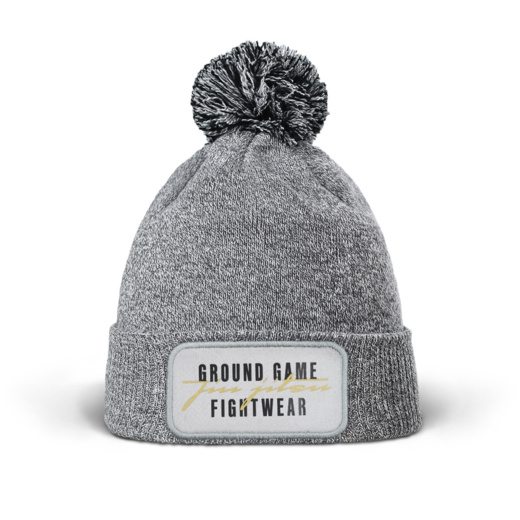 Ground Game &quot;GLITZ&quot; Winter Pompom Hat - Gray