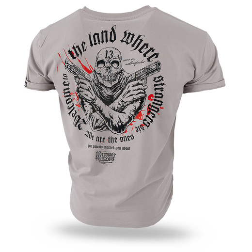 T-shirt Dobermans Aggressive BANG BANG TS330&quot; - Beige