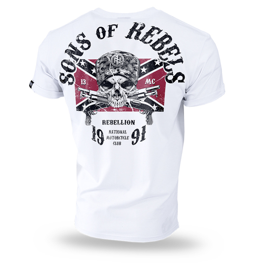 Dobermans Aggressive T-shirt &quot;Sons of Rebels TS196&quot; - white