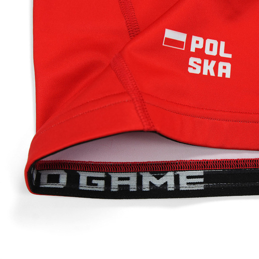 Rashguard Shortsleeve Ground Game POLSKA 2.0 - red