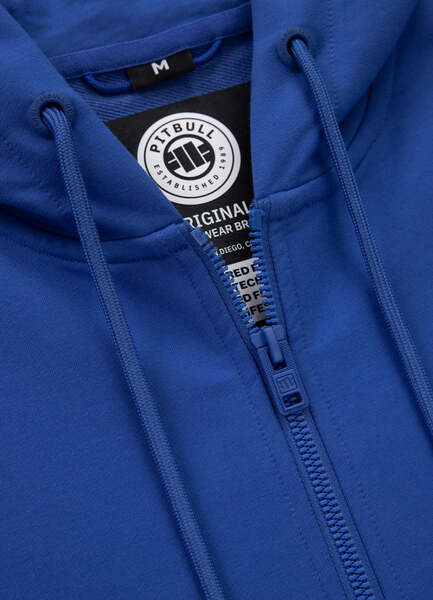 PIT BULL TAPE NUGGET Zip-up Hoodie - Blue