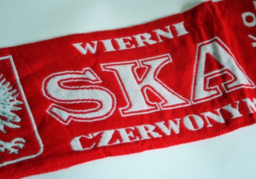 Poland Red and White Eagle Scarf