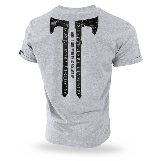 T-shirt Dobermans Aggressive &quot;HATCHETS&quot; TS293E - gray