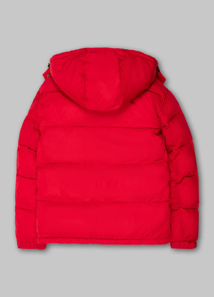 Women&#39;s winter jacket with hood PIT BULL CLEO II - red