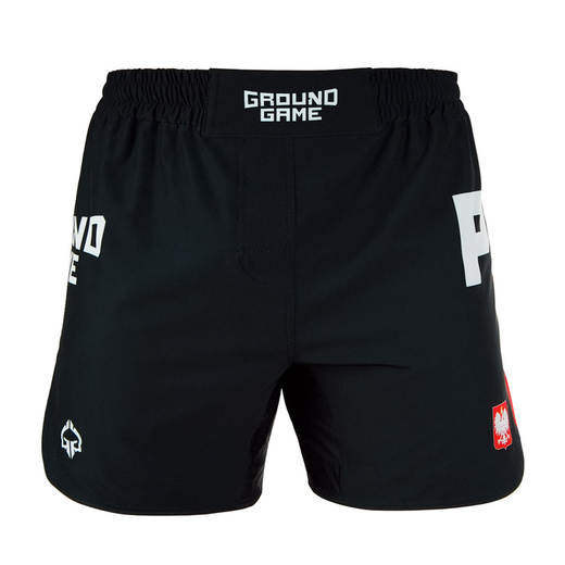 Ground Game MMA POLSKA 2.0 Light Shorts - Black