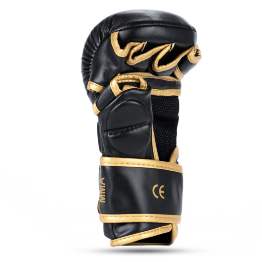 Bushido E1v9G Master Gold MMA Training Gloves - Black/Gold