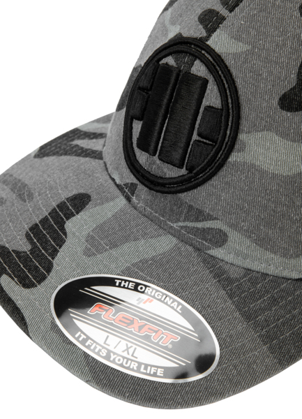 PIT BULL &quot;Embroidery Logo&quot; Full Cap - gray camo