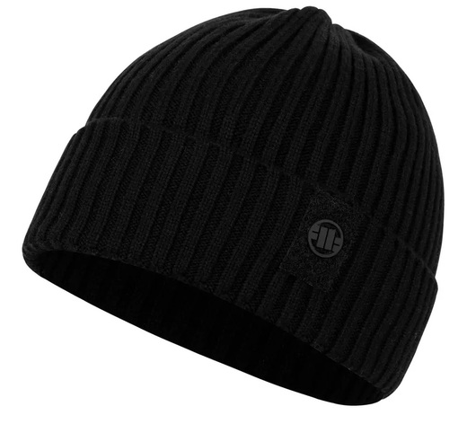 PIT BULL Winter Hat &quot;Velcro Logo&quot; - Black