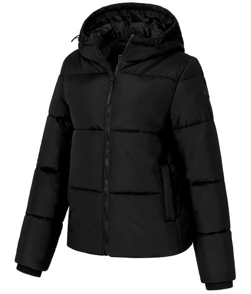 Women&#39;s winter jacket with hood PIT BULL &quot;VISTA&quot; - black