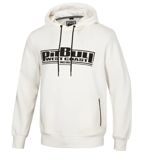 Pit Bull Terry Classic Boxing Men&#39;s Hoodie - White