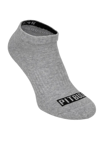 Pad Pitbull Thick 3-pack socks - gray