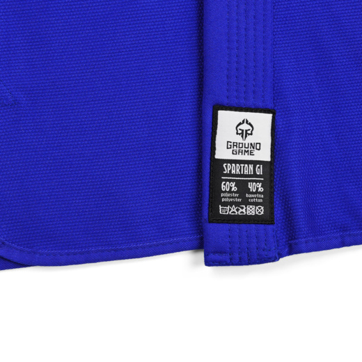 Kimono dla dzieci BJJ Ground Game GI "SPARTAN" - niebieskie