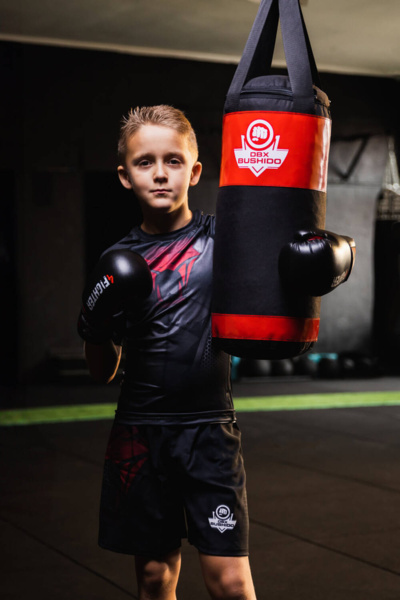 Children&#39;s boxing set DBX Kids Bushido 60 punching bag - red