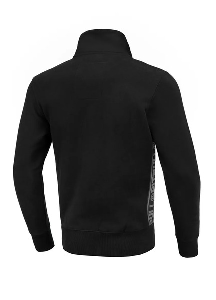 PIT BULL French Terry CORNISH Men&#39;s Zip-Up Sweatshirt - Black 