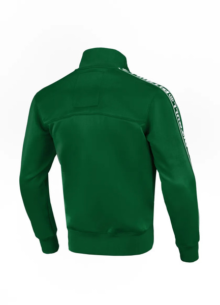 PIT BULL Oldschool &quot;Tape Logo&quot; zip-up sweatshirt - green