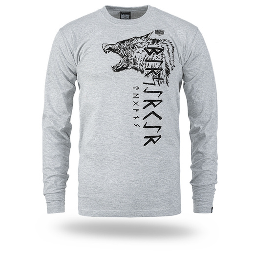 Dobermans Aggressive Longsleeve T-shirt &quot;BERSERKER LS345&quot; - gray