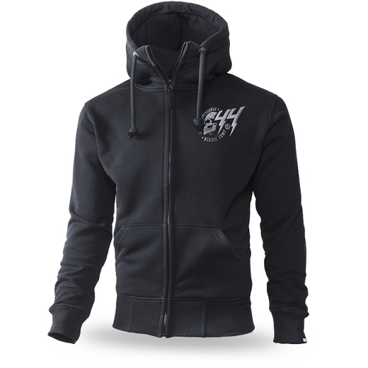 Dobermans Aggressive Zip Hoodie &quot;Thunder BZ229&quot; - black