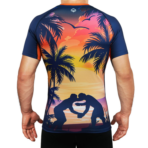 Rashguard Shortsleeve Ground Game HANG LOOSE 