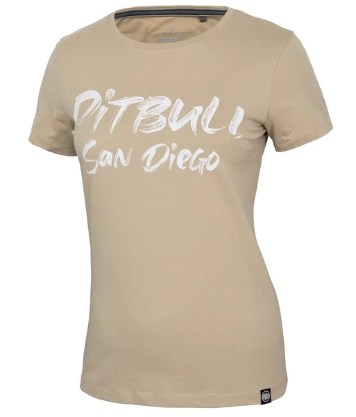 PIT BULL &quot;BRUSH&quot; women&#39;s t-shirt - sand