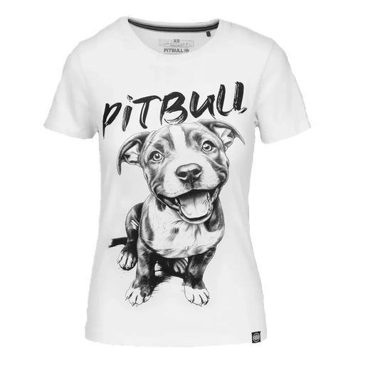 PIT BULL &quot;PUPPY II&quot; women&#39;s t-shirt - white