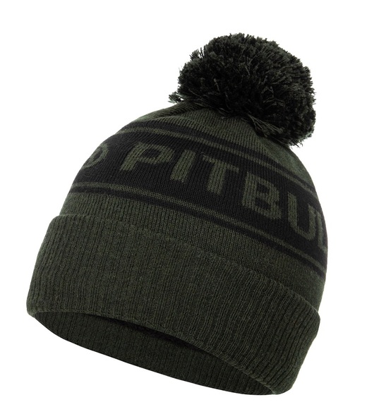 PIT BULL &quot;Vermel Pitbull R&quot; winter hat - olive