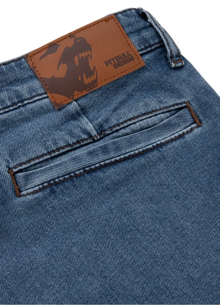 Pit Bull Classic Wash Deerhorn denim cargo shorts 