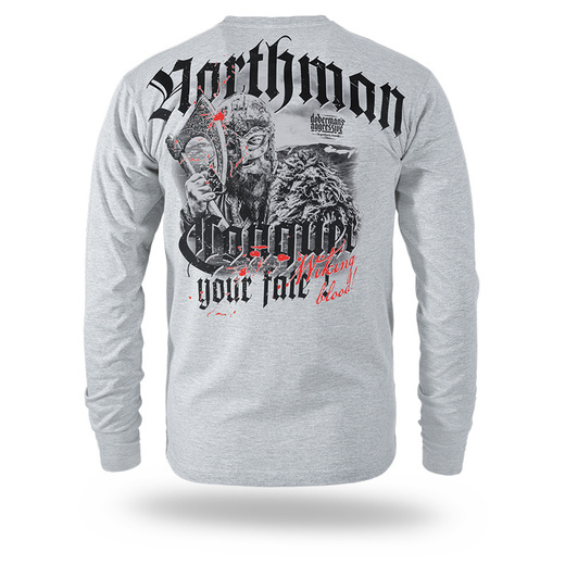 Dobermans Aggressive Longsleeve T-shirt &quot;NORTHMAN LS344&quot; - white