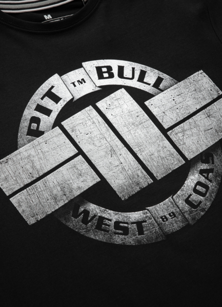 PIT BULL &quot;Steel Logo&quot; T-shirt - black