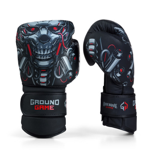 Ground Game &quot;ANDROID&quot; Leather Boxing Gloves 