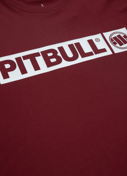 T-shirt PIT BULL &quot;Hilltop&quot; &#39;22 - burgundy