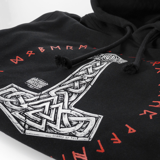 Dobermans Aggressive hoodie &quot;MJOLNIR I BK274&quot; - black