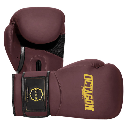 Octagon &quot;MATT&quot; Boxing Gloves - Brown