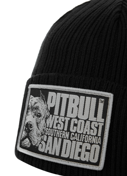 PIT BULL &quot;Silvas Blood Dog&quot; winter hat - black