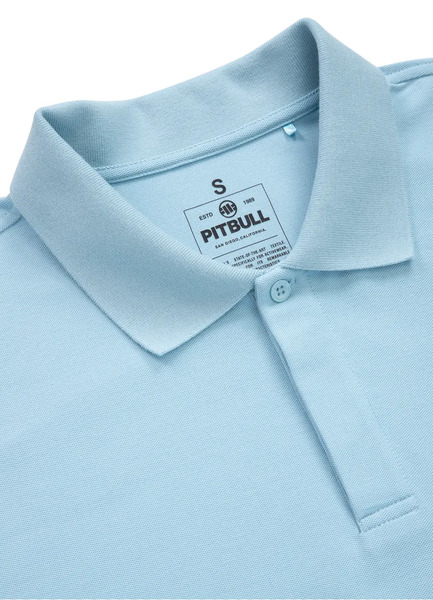 Polo T-shirt PIT BULL &quot;Pique Rockey&quot; - blue