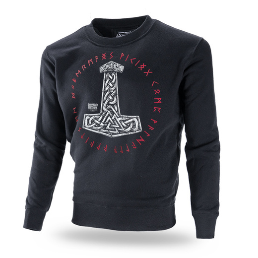 Dobermans Aggressive &quot;CLASSIC MJOLNIR I&quot; sweatshirt BC274 - black