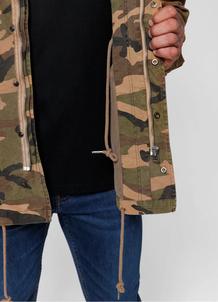 Men&#39;s transitional jacket PIT BULL &quot;M65&quot; - woodland camo