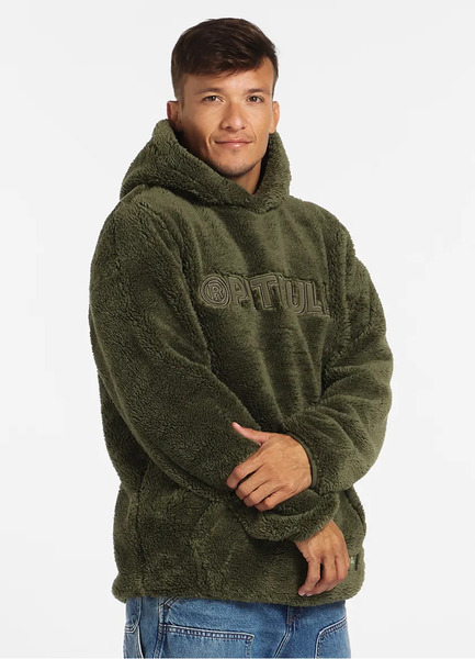 Men&#39;s hoodie PIT BULL &quot;ARAGON&quot; - olive